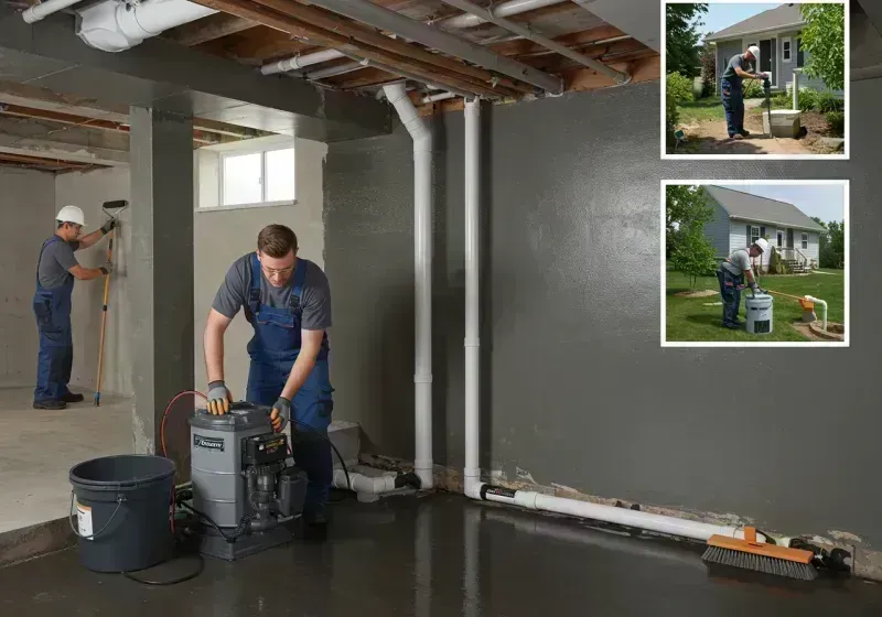 Basement Waterproofing and Flood Prevention process in Elsberry, MO